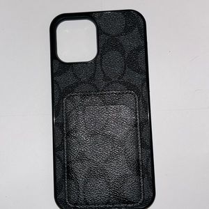 Ip 13 pro max - coach card holder case